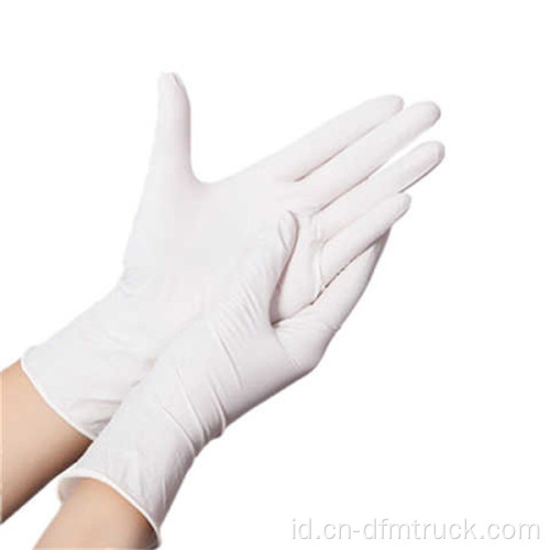 Sarung tangan pemeriksaan lateks bebas bedak atau bedak